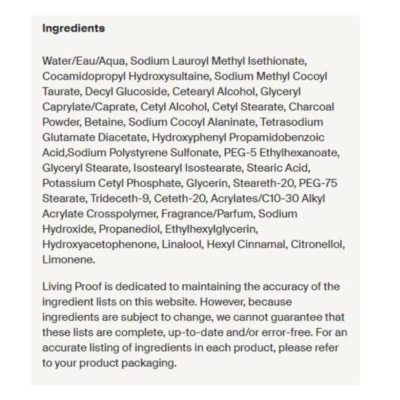 Living Proof Hair Care Clarifying Detox Shampoo Triple Bond Complex Mini Sample - Picture 4 of 5